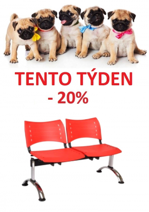 Kancelářské lavice a sedačky - 20% SLEVA